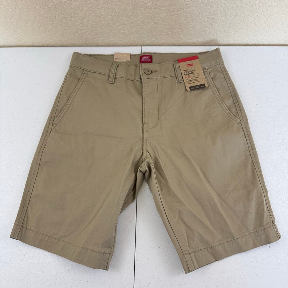 NEW Levi’s XX Chino Shorts Mens 28 Tan Brown Casual Classic Walking Stretch